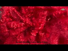 Ελαφρύ Α βαθμού Ακατέργαστος λευκός άνθρωπος κατασκευασμένος από ίνες Staple 51mm Low Melt Polyester Fiber