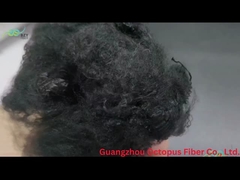 Χαμηλό Crimp Στερεό Πολυεστέρα Staple Fiber PSF 8.89D × 65mm Γκρίζο Τεχνητό PSF