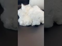 Ίνες πολυεστέρα παρθένες, λευκές, οπτικά λευκαντικές