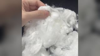 High Elastic Hollow Fiber 3D×64mm High Bulk Resilient για μαξιλάρι και κλινοσκεπάσματα