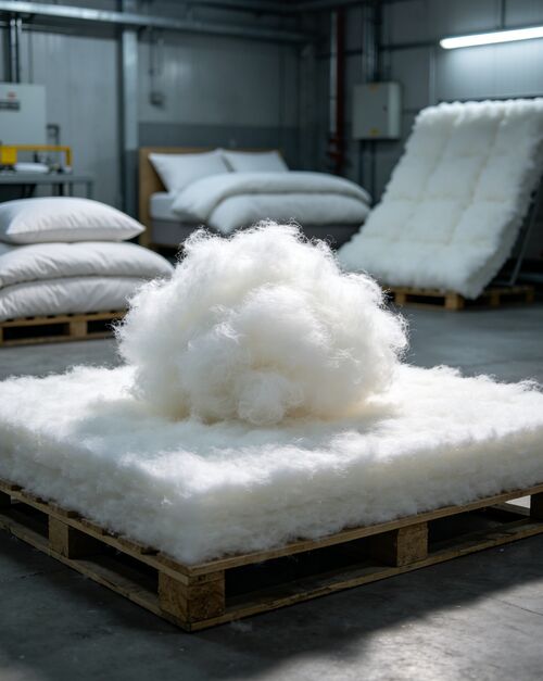 Τελευταίες εταιρικές ειδήσεις για Κούφια πολυεστέρα Staple Fiber vs χαμηλής τήξης πολυεστέρα Fiber: Μπλέντινγκ οφέλη, εφαρμογές & οδηγός παραγωγής