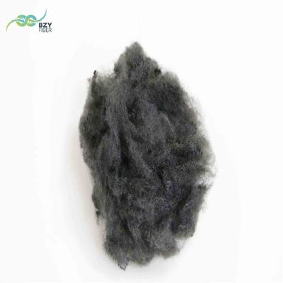 Αγορά 6D Κούφια ανακυκλωμένη πολυεστέρα Staple Fiber μη σιλικονωμένη γκρι μαύρη PSF σε απευθείας σύνδεση κατασκευή