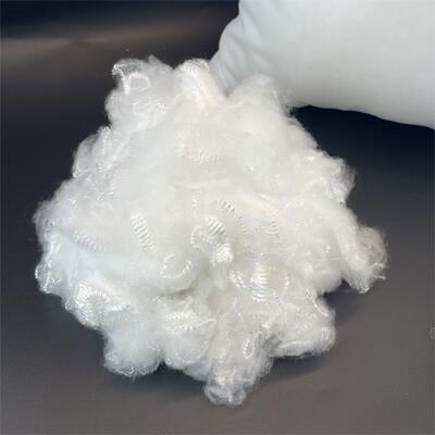 Καλή τιμή. Παρθένος Polyester Staple Fiber 1.33D 38mm Λευκό Οπτικό φωτεινό κούφιο συνδυασμένο για υφαντικές και οικιακές χρήσεις σε απευθείας σύνδεση