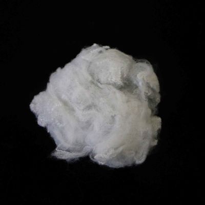 Στερεές ανακυκλωμένο πολυεστέρα Staple Fiber Matrix Σταθερότητα PSF Off Λευκό 51mm