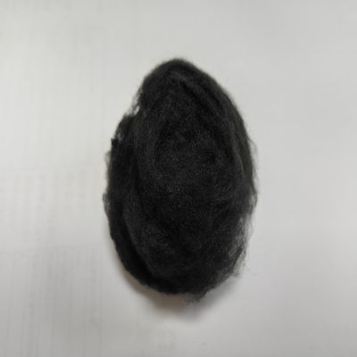 Καλή τιμή. Ανακυκλωμένη πολυεστέρα Staple Fiber 2.5D 51mm Μαύρο χαμηλή υγρασία σε απευθείας σύνδεση