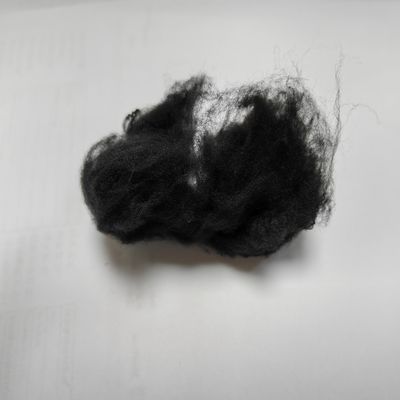 Καλή τιμή. Παρθένος Polyester Staple Fiber 2.78D 51mm Μαύρο Ανθεκτικό στις λεκέδες σε απευθείας σύνδεση