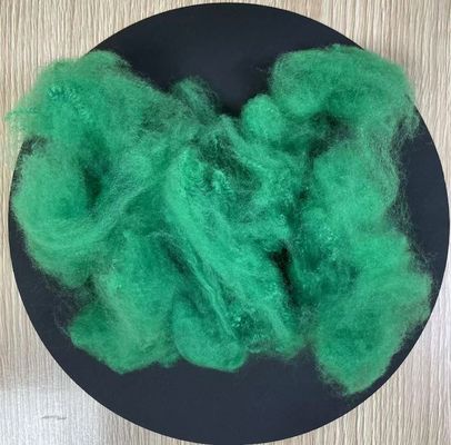 Καλή τιμή. Ανακυκλωμένη πολυεστέρα Staple Fiber 8D 65mm Deep Emerald Green σε απευθείας σύνδεση