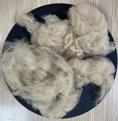 Καλή τιμή. Ανακυκλωμένη πολυεστέρα Staple Fiber 5D 51mm Beige Grade A σε απευθείας σύνδεση