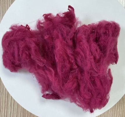 Καλή τιμή. Ανακυκλωμένη πολυεστέρα Staple Fiber 2.5D 51mm Plum Purple σε απευθείας σύνδεση
