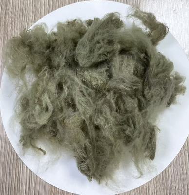 Καλή τιμή. Recycled Polyester Staple Fiber with 255-265°C Melting Point and Last Fastener 4 Or Above in Army Green σε απευθείας σύνδεση