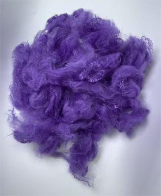 Καλή τιμή. Recycled Polyester Staple Fiber 2.5D 51mm Deep Purple with 0.2% Oil Content and 0.7-15dtex Fiber Fineness σε απευθείας σύνδεση