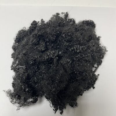 μαύρη 3D*64mm αντιφλεγμονώδης πολυεστέρας συστατικής ινών με μήκος για κρεβατοκάμαρα και βιομηχανική διήθηση