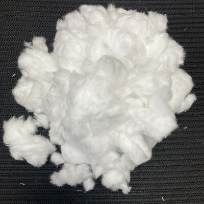 Ποιότητα 1D*4mm PEPP Polyester Staple Fiber Ultra-Fine High Strength Smooth για μη υφασμένα και βιομηχανικά υφάσματα εργοστάσιο