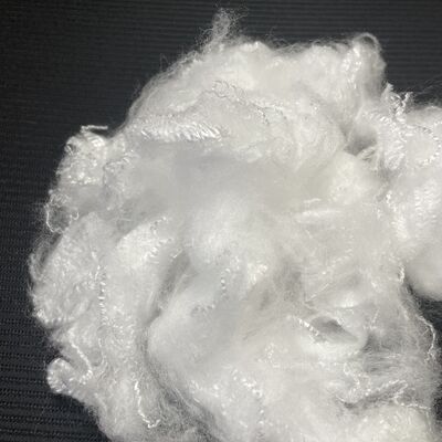 Καλή τιμή. Λευκή Πολυπροπυλενική Ίνα Σταμπλ 2D×51mm Ελαφριά & Ανθεκτική για Υλικά Φίλτρων και Γεμίσματος σε απευθείας σύνδεση